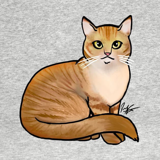 Cat - British Shorthair - Orange Tabby by Jen's Dogs Custom Gifts and Designs